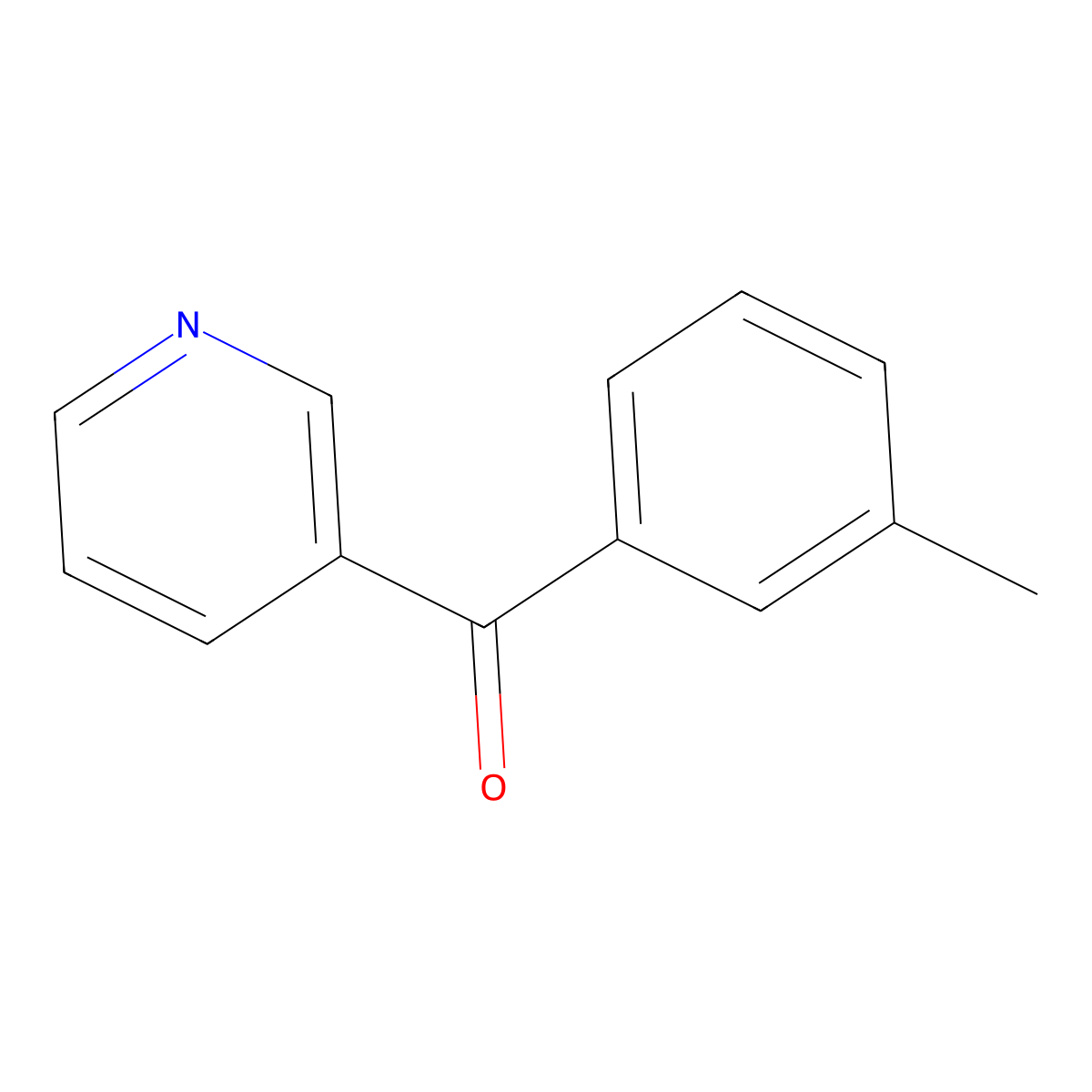 Pyridin-3-yl(m-tolyl)methanone molecular structure, CAS 59190-58-8