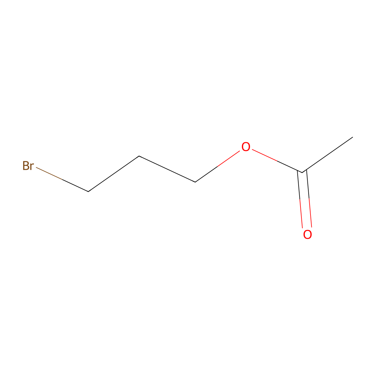 1-Propanol, 3-bromo-, 1-acetate molecular structure, CAS 592-33-6