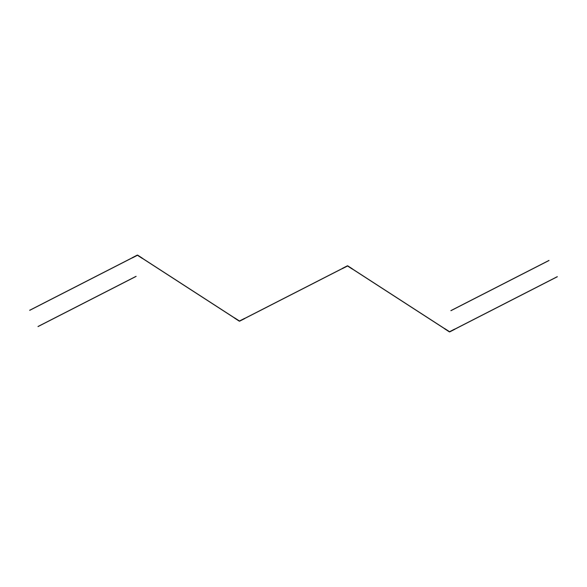1,5-Hexadiene molecular structure, CAS 592-42-7