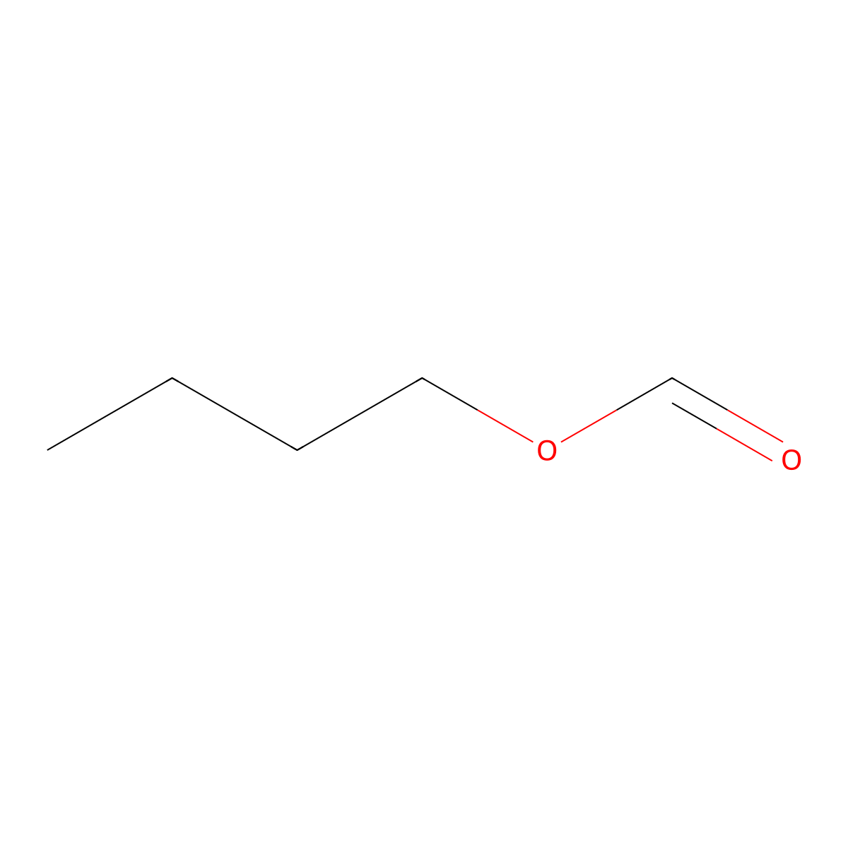 Butyl Formate molecular structure, CAS 592-84-7