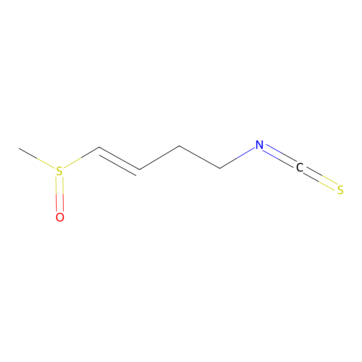 Sulforaphen molecular structure, CAS 592-95-0