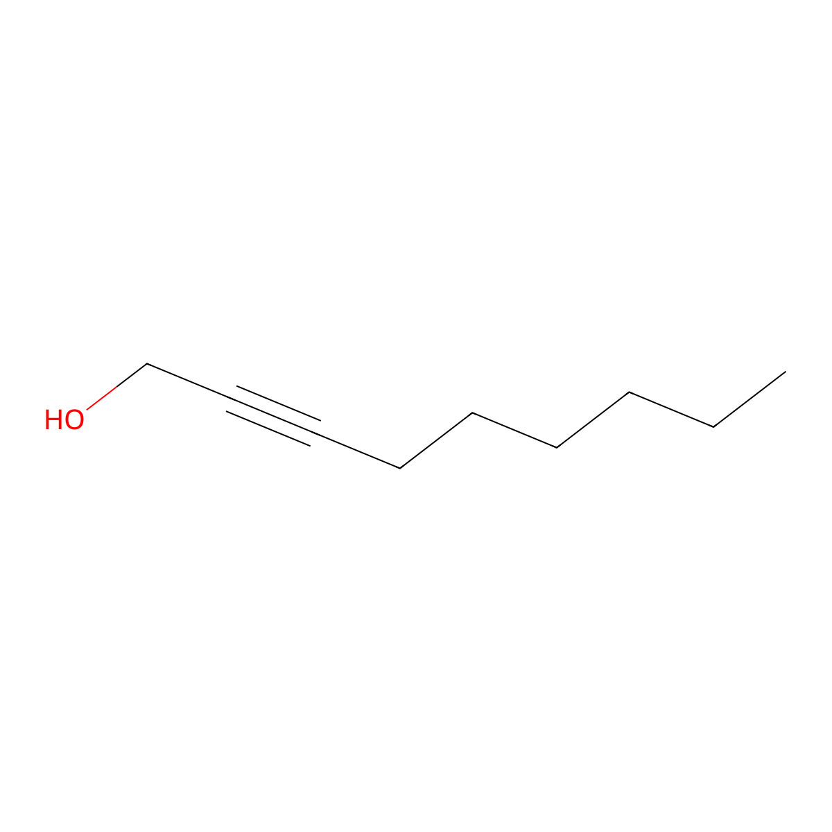 Non-2-yn-1-ol molecular structure, CAS 5921-73-3