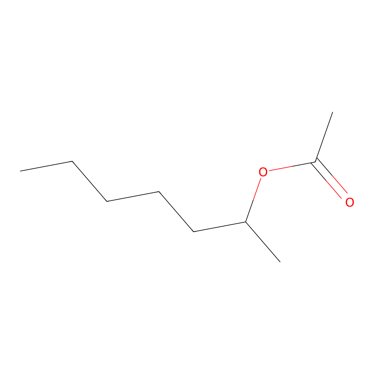 1-Methylhexyl acetate molecular structure, CAS 5921-82-4