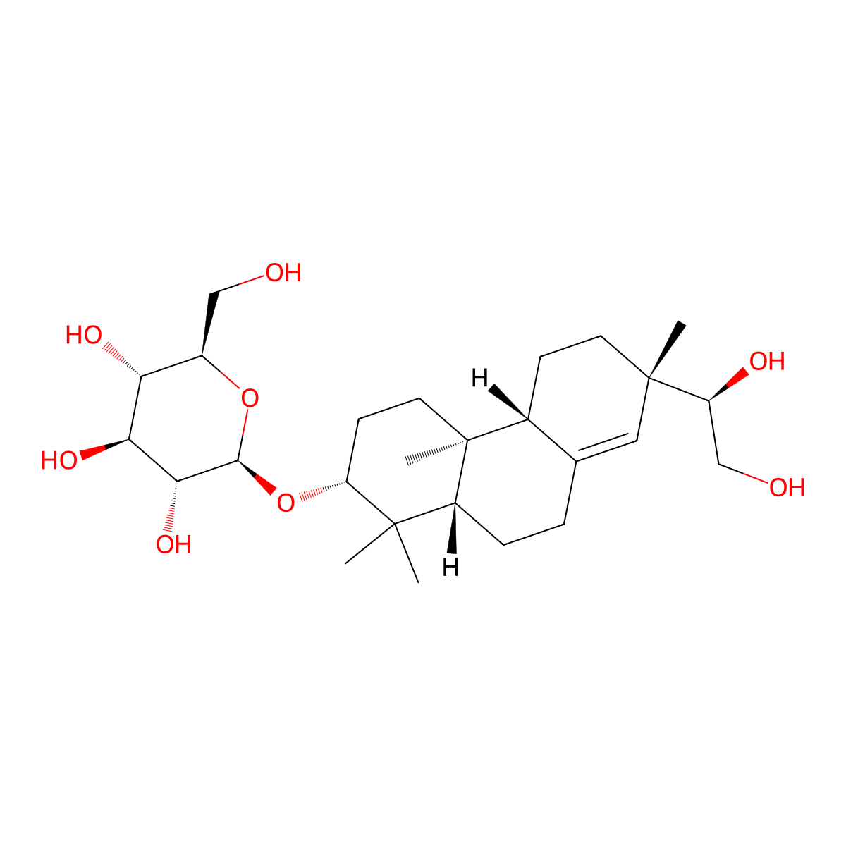 Darutoside molecular structure, CAS 59219-65-7