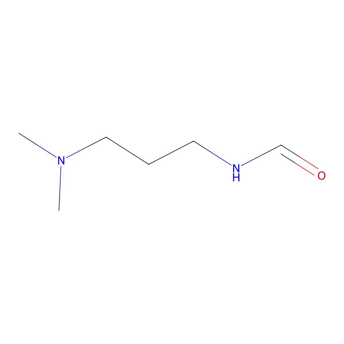 N-(3-(dimethylamino)propyl)formamide molecular structure, CAS 5922-69-0