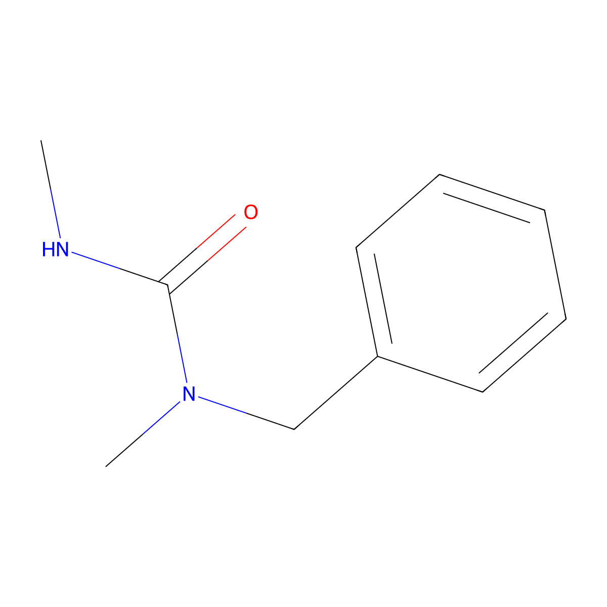 1-Benzyl-1,3-dimethylurea molecular structure, CAS 59226-54-9