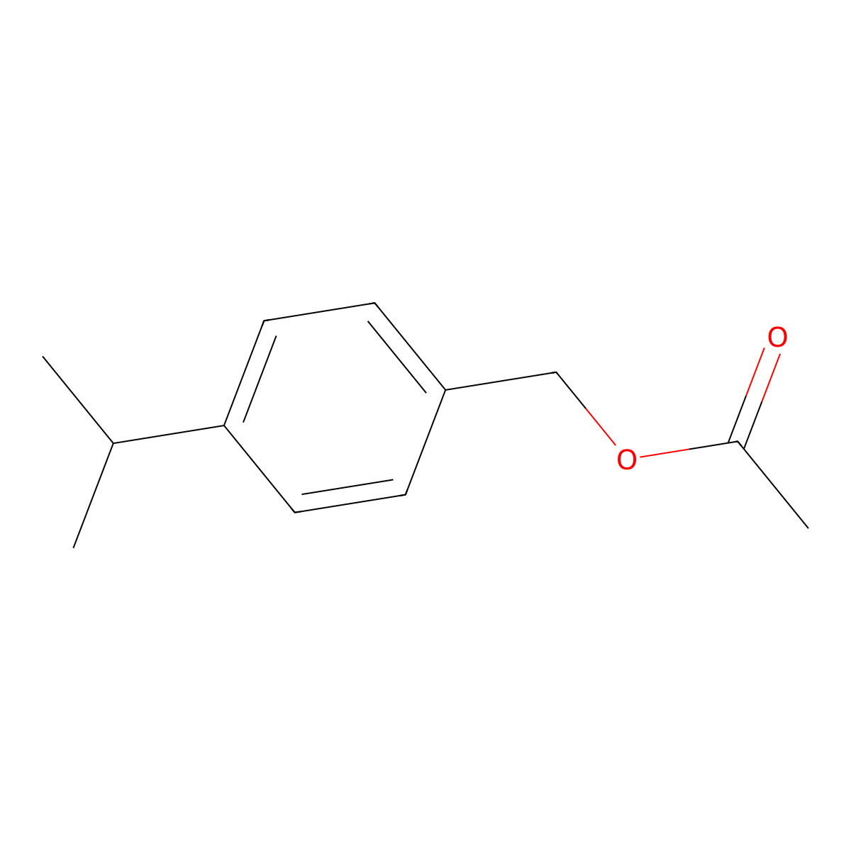 p-Isopropylbenzyl acetate molecular structure, CAS 59230-57-8