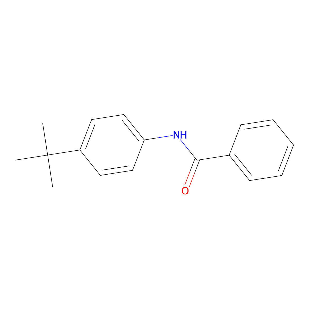 N-(4-tert-Butyl-phenyl)-benzamide molecular structure, CAS 59238-66-3