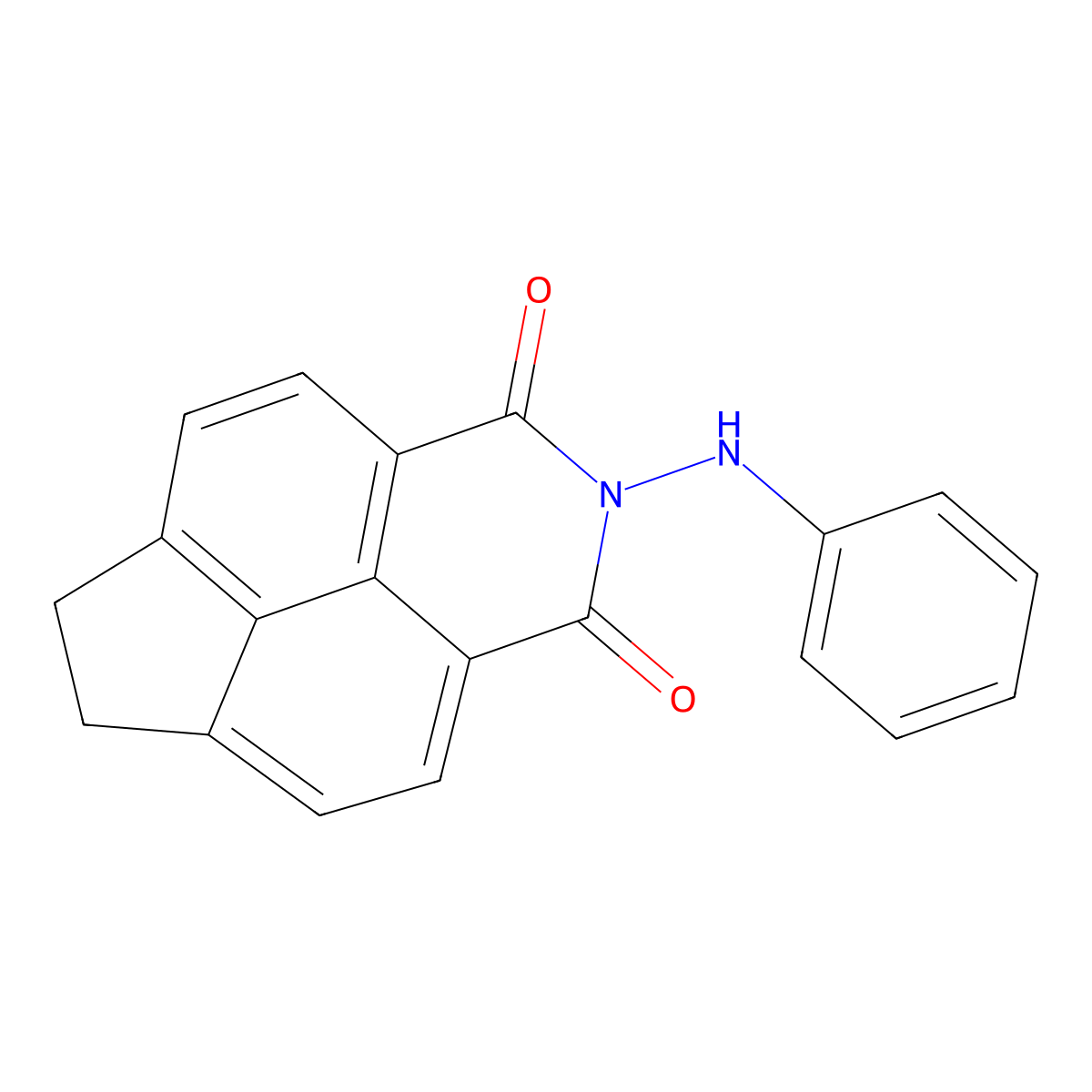 2-Anilino-6,7-dihydro-1h-indeno[6,7,1-def]isoquinoline-1,3(2h)-dione molecular structure, CAS 5924-23-2