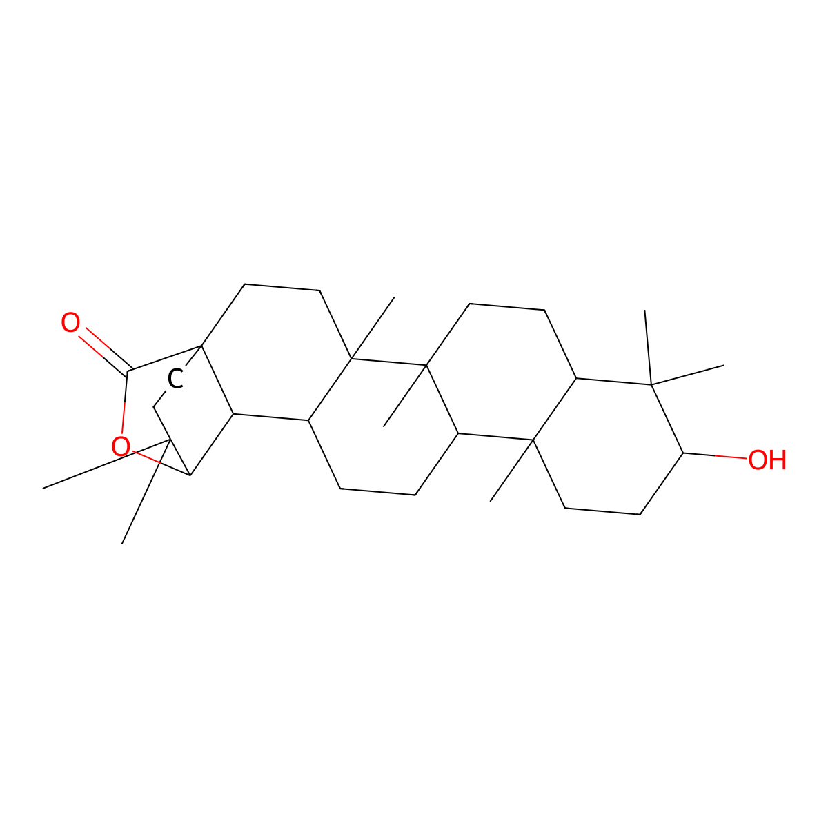 Oxyallobetulin molecular structure, CAS 59246-86-5