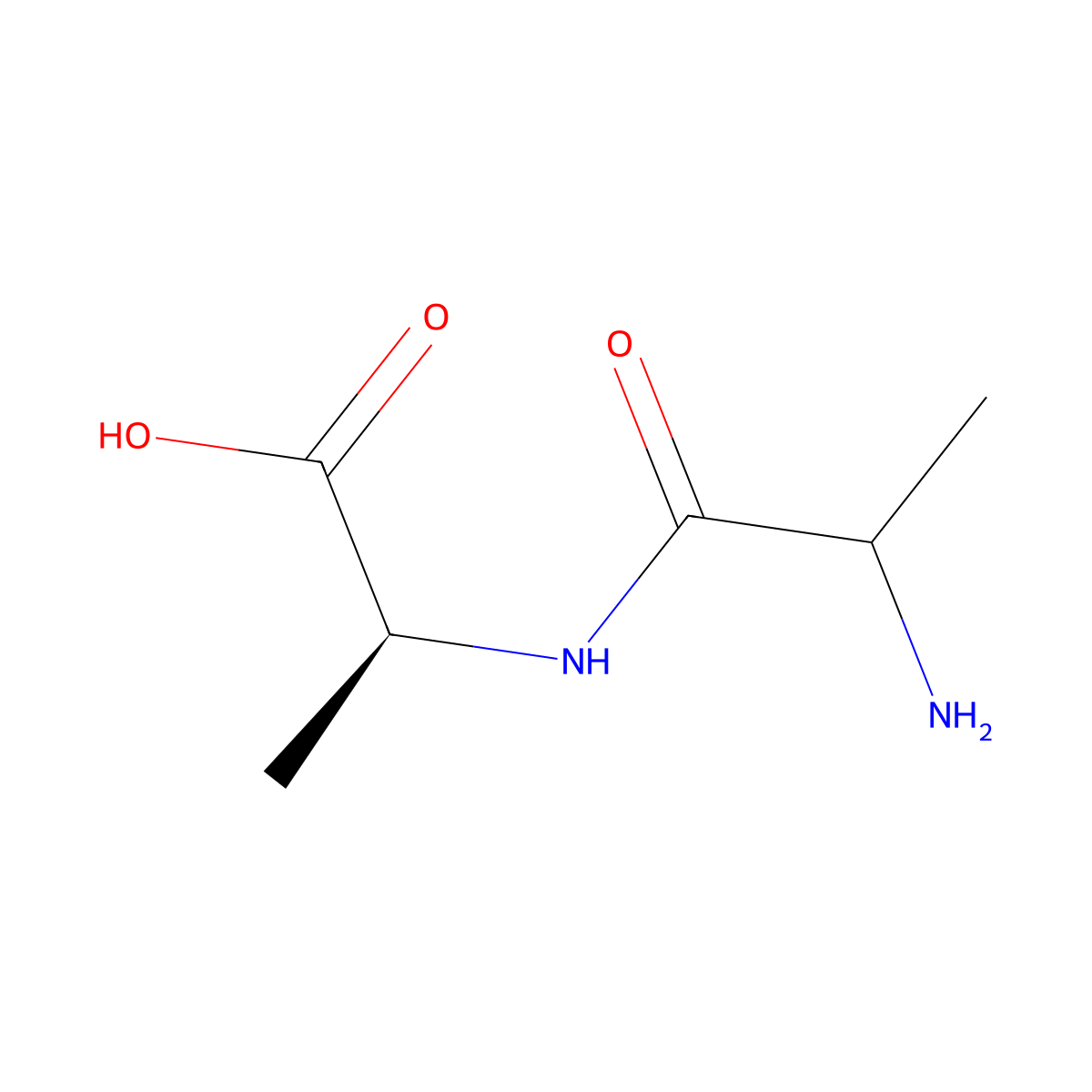 dl-Alanyl-l-alanine molecular structure, CAS 59247-16-4
