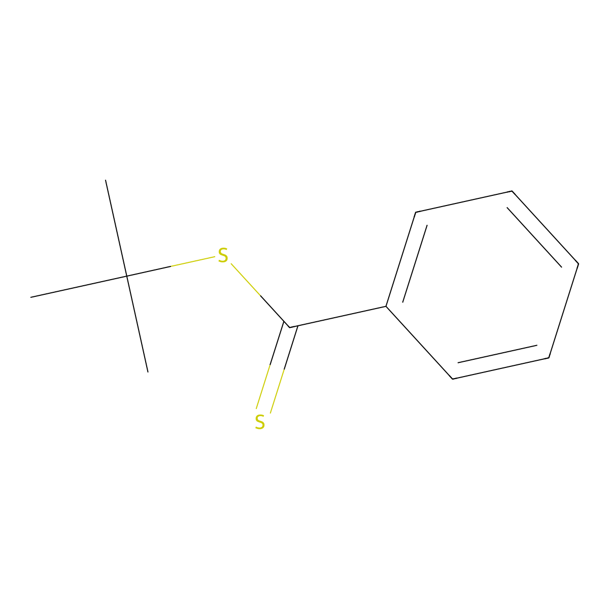 Tert-butyl Dithiobenzoate molecular structure, CAS 5925-55-3