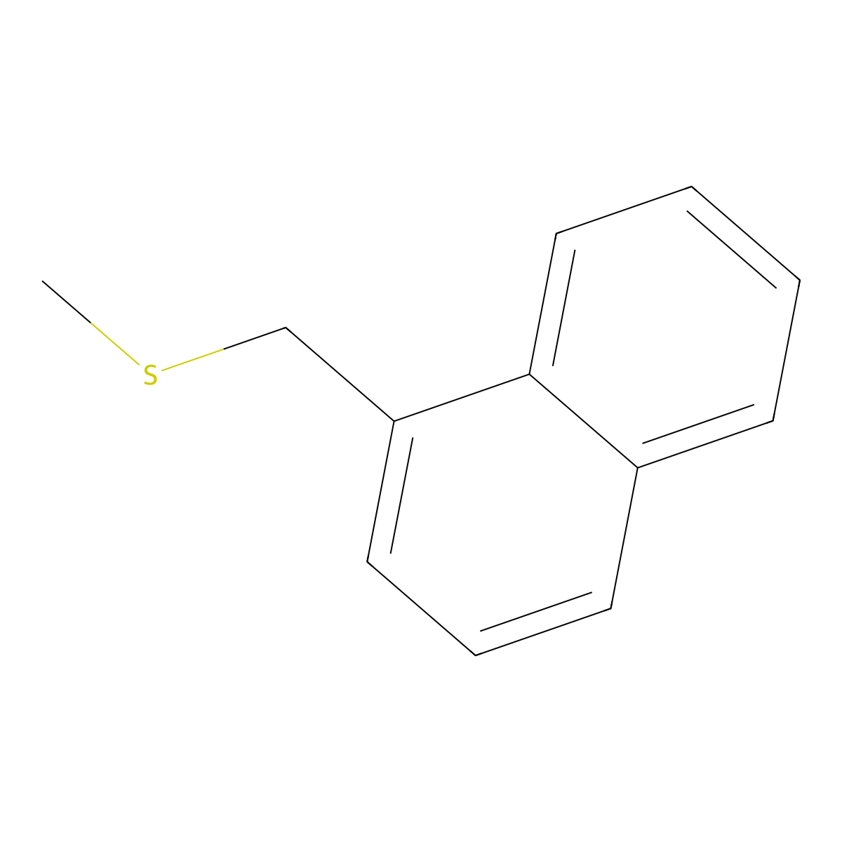 1-((Methylthio)methyl)naphthalene molecular structure, CAS 5925-60-0