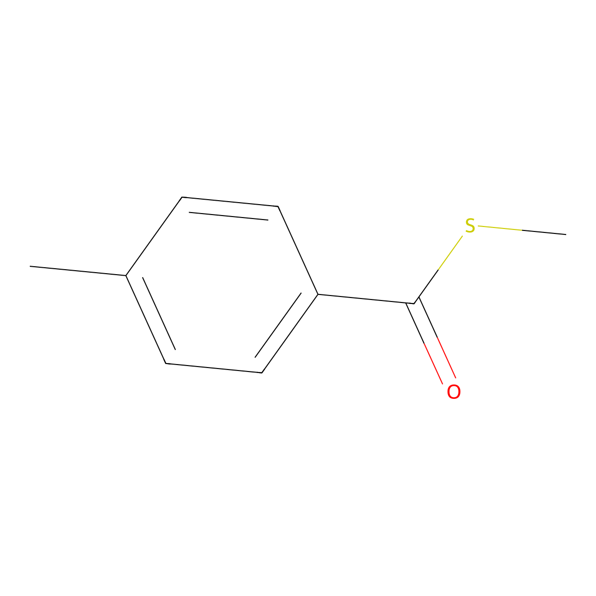 4-Methylthiobenzoic acid S-methyl ester molecular structure, CAS 5925-77-9