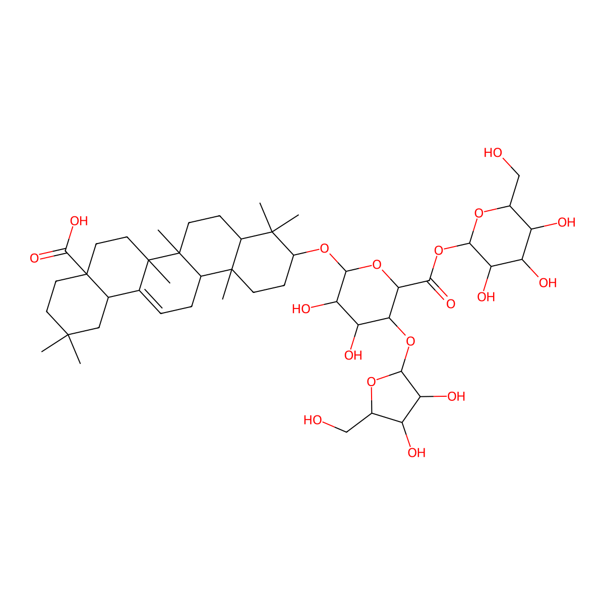 Chikusetsusaponin Ib molecular structure, CAS 59252-87-8