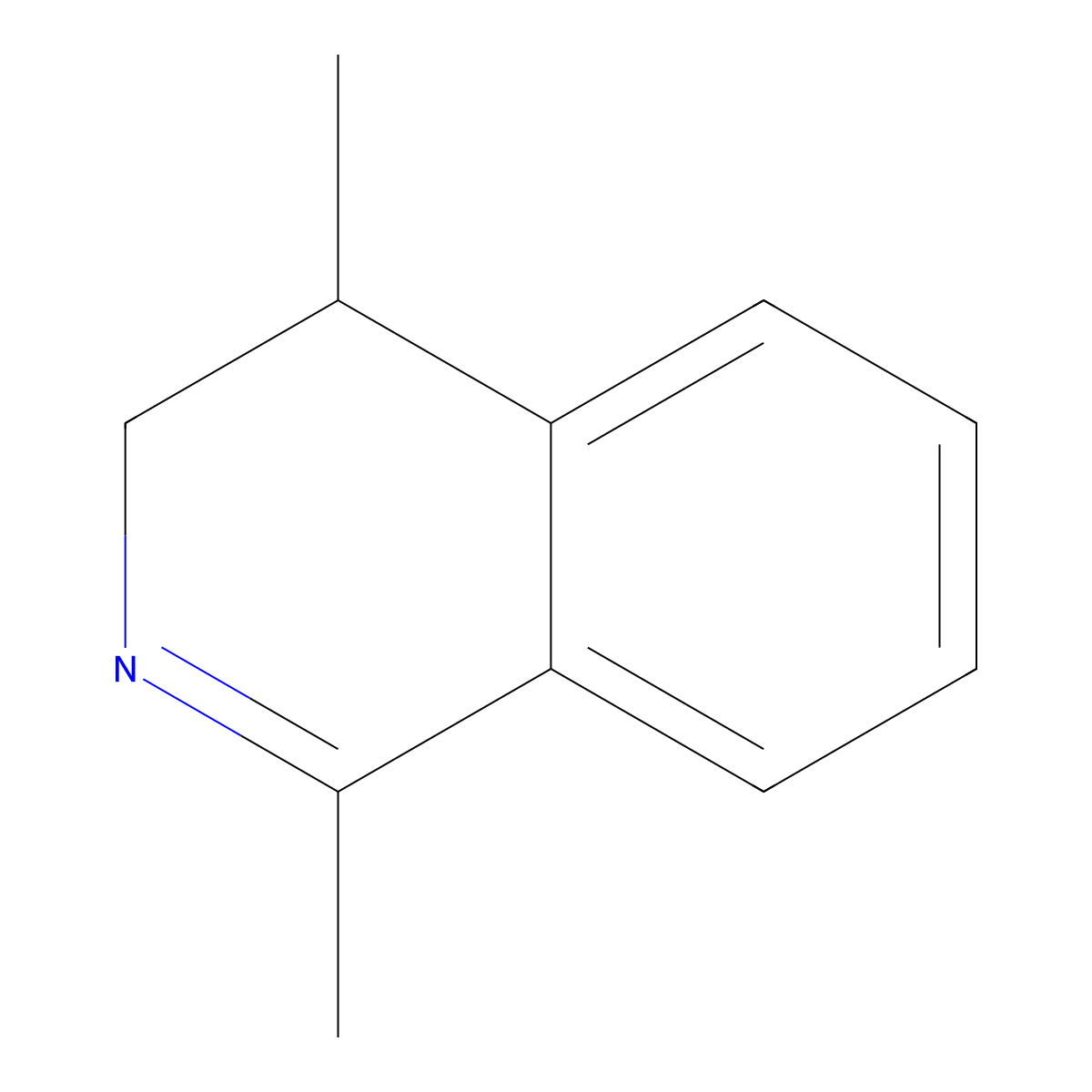 1,4-Dimethyl-3,4-dihydroisoquinoline molecular structure, CAS 59261-37-9
