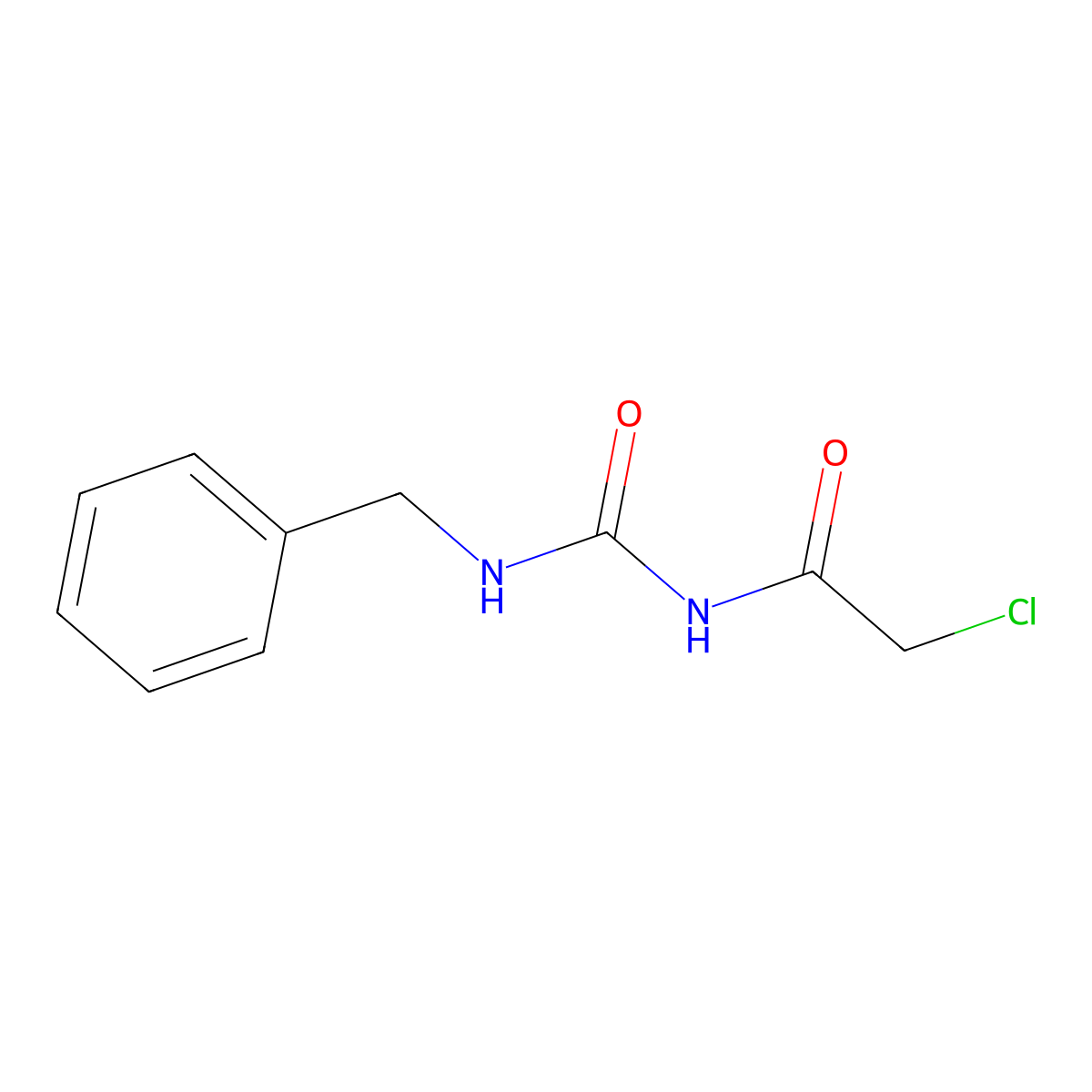 1-Benzyl-3-(2-chloroacetyl)urea molecular structure, CAS 59272-24-1