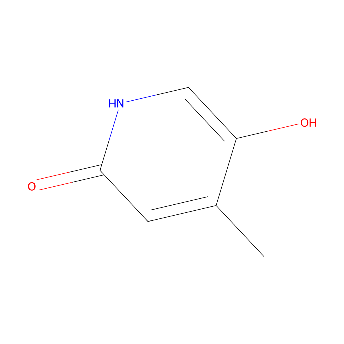 4-Methylpyridine-2,5-diol molecular structure, CAS 59273-16-4