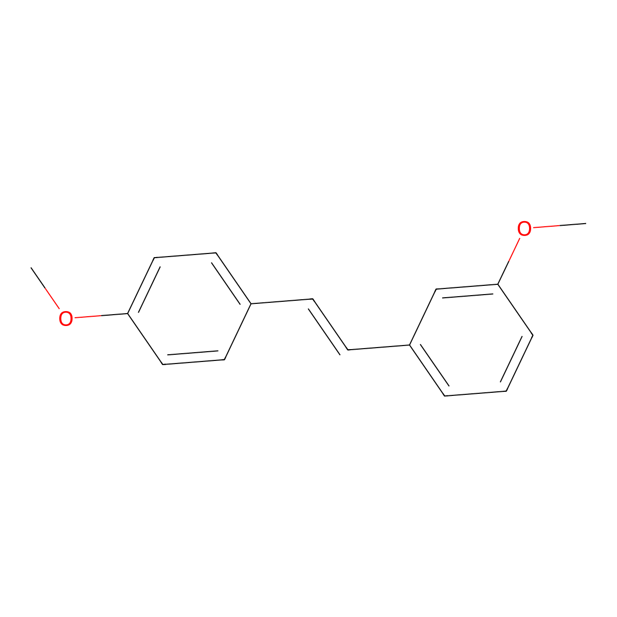 1-Methoxy-3-[2-(4-methoxyphenyl)ethenyl]benzene molecular structure, CAS 59276-81-2