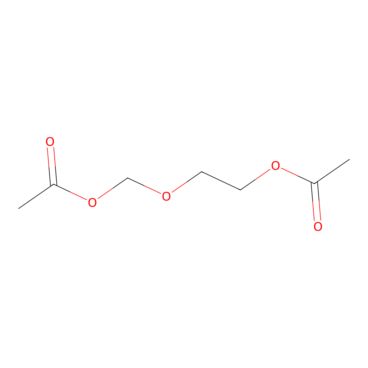 2-((Acetyloxy)methoxy)ethyl acetate molecular structure, CAS 59278-00-1