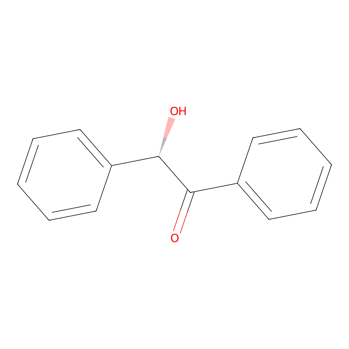 (S)-Benzoin molecular structure, CAS 5928-67-6