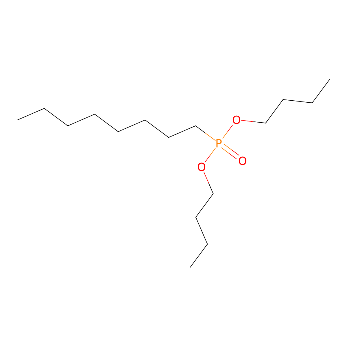 Dibutyl P-octylphosphonate molecular structure, CAS 5929-67-9