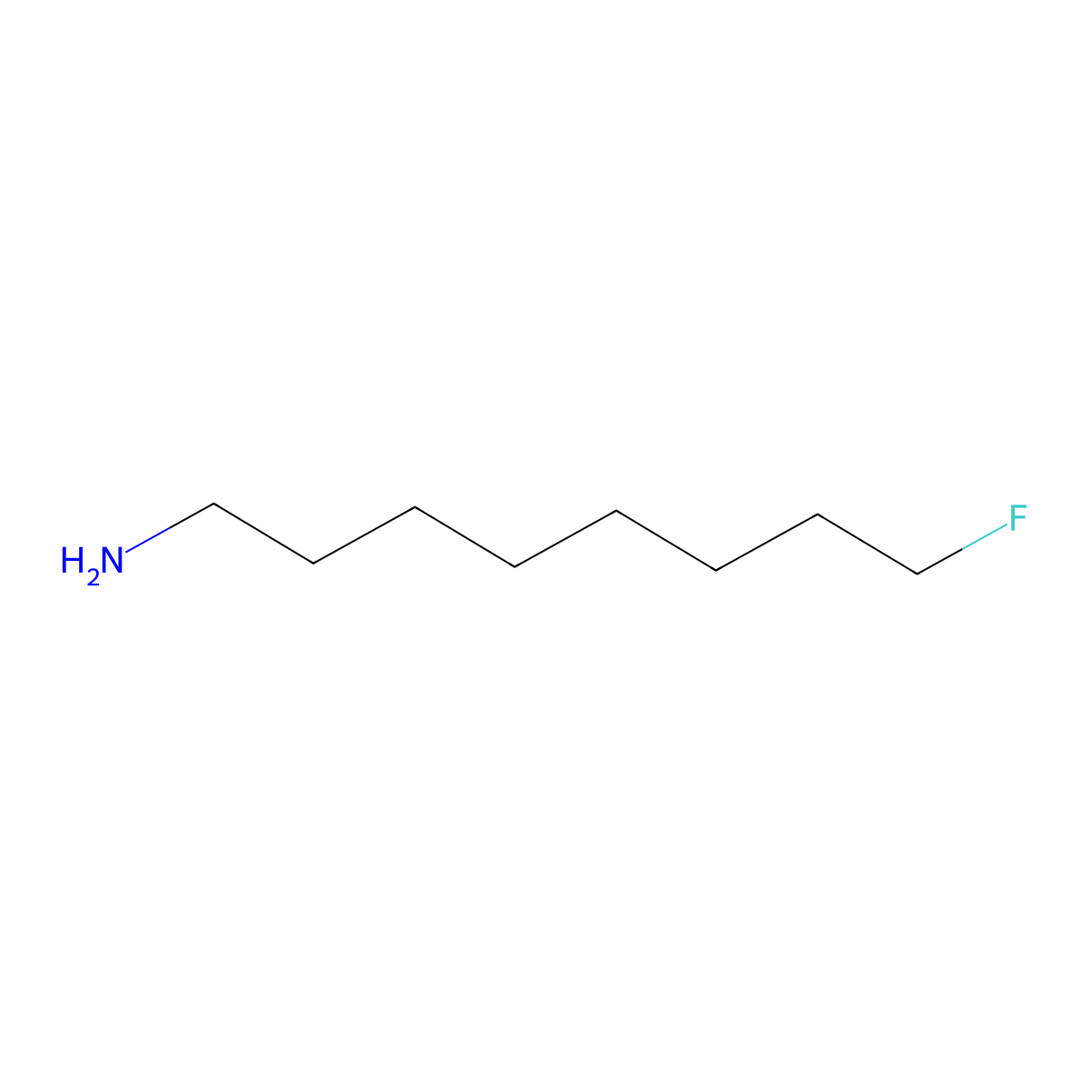 Octylamine, 8-fluoro- molecular structure, CAS 593-16-8