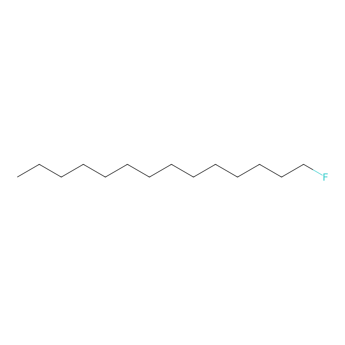 1-Fluorotetradecane molecular structure, CAS 593-33-9