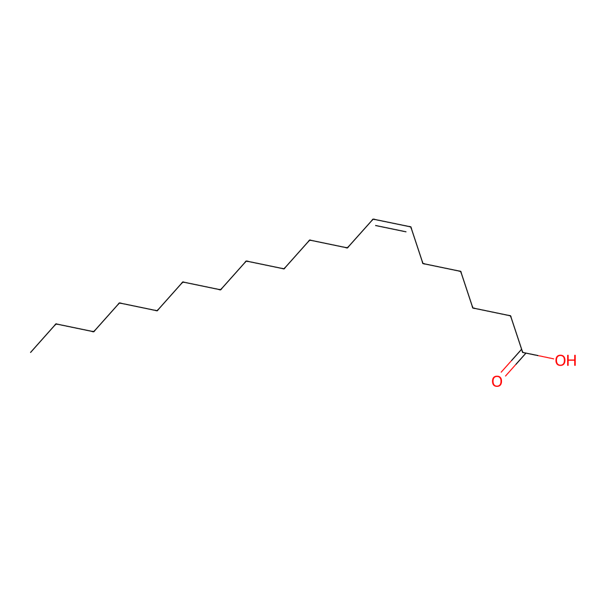 Petroselinic Acid molecular structure, CAS 593-39-5