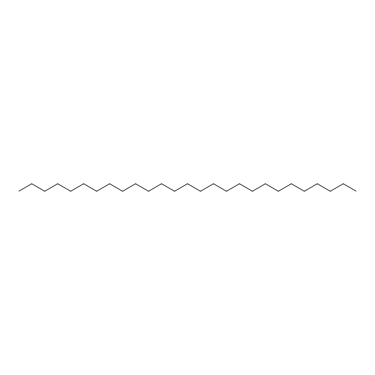 Heptacosane molecular structure, CAS 593-49-7