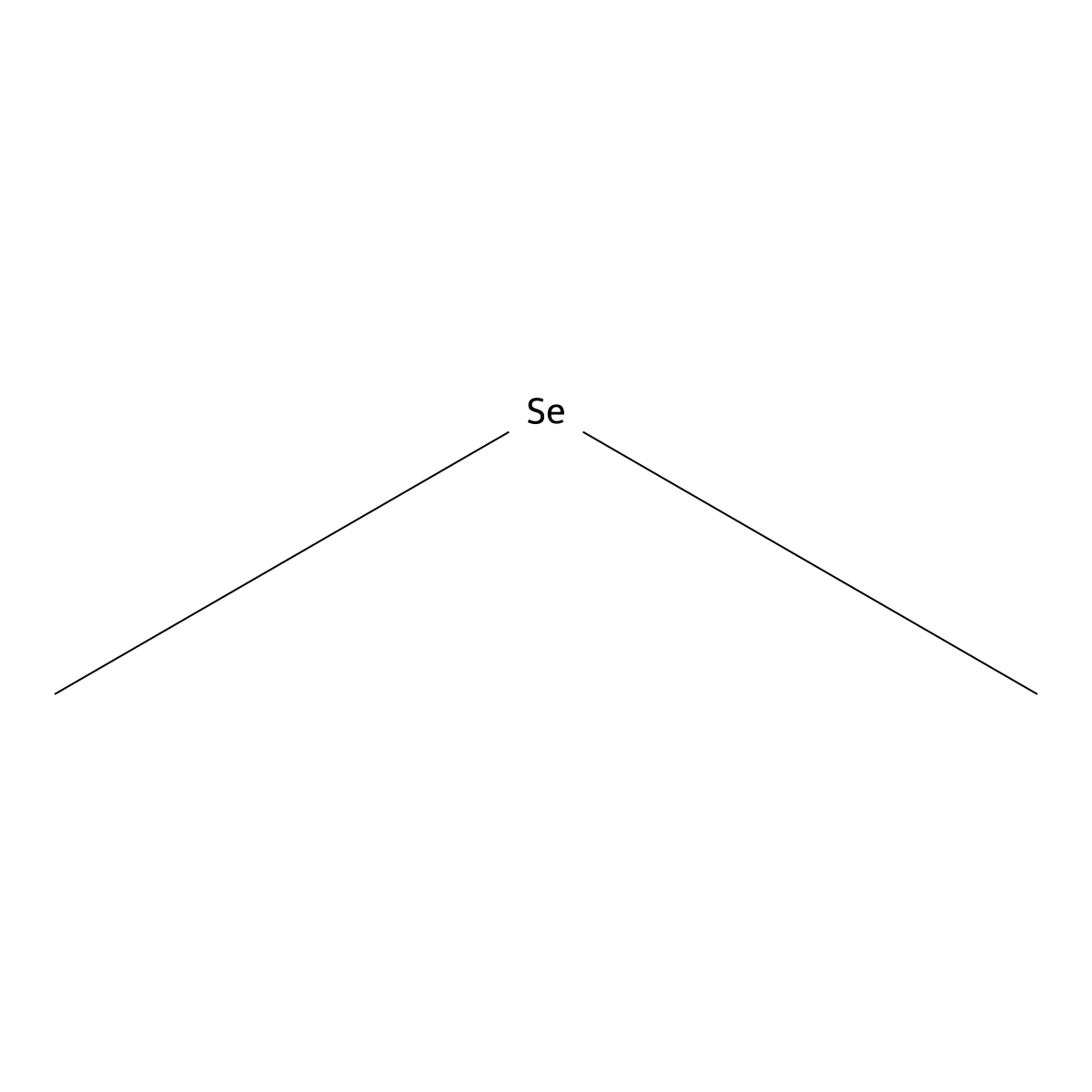 Dimethyl selenide molecular structure, CAS 593-79-3