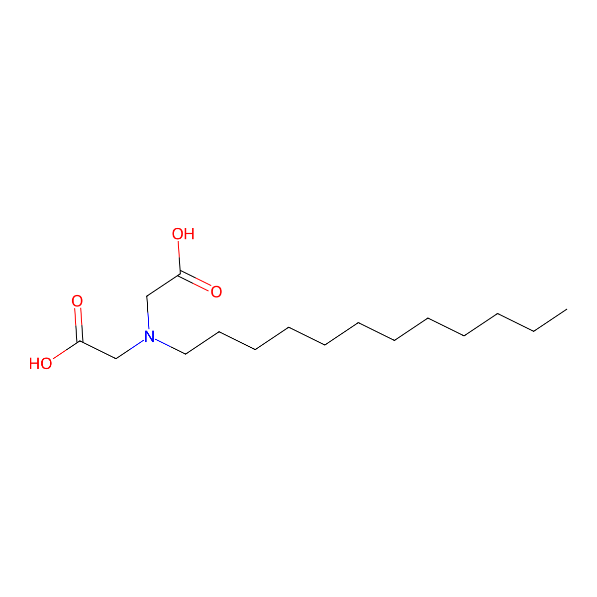 2-[(Carboxymethyl)dodecylamino]acetic acid molecular structure, CAS 5931-57-7