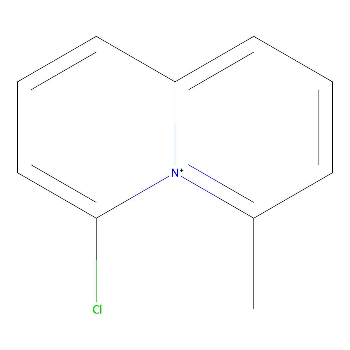 4-Chloro-6-methylquinolizinium molecular structure, CAS 59310-42-8