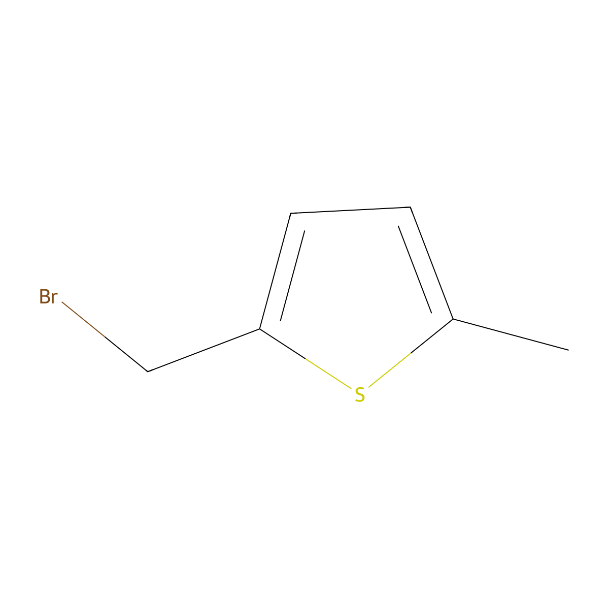 2-(Bromomethyl)-5-methylthiophene molecular structure, CAS 59311-24-9