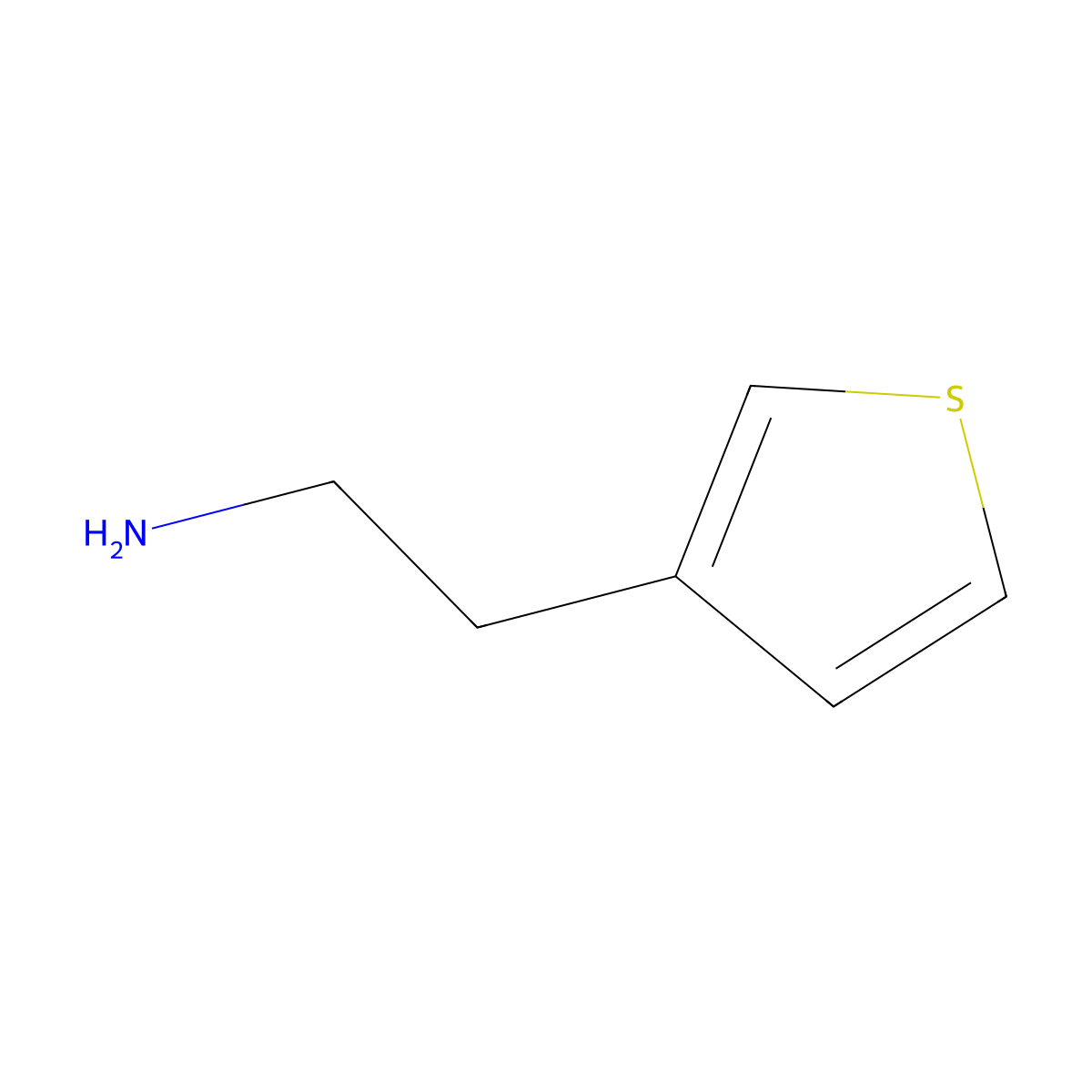 2-(3-Thienyl)ethanamine molecular structure, CAS 59311-67-0