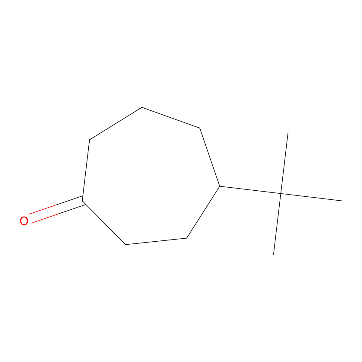 4-Tert-butylcycloheptanone molecular structure, CAS 5932-62-7