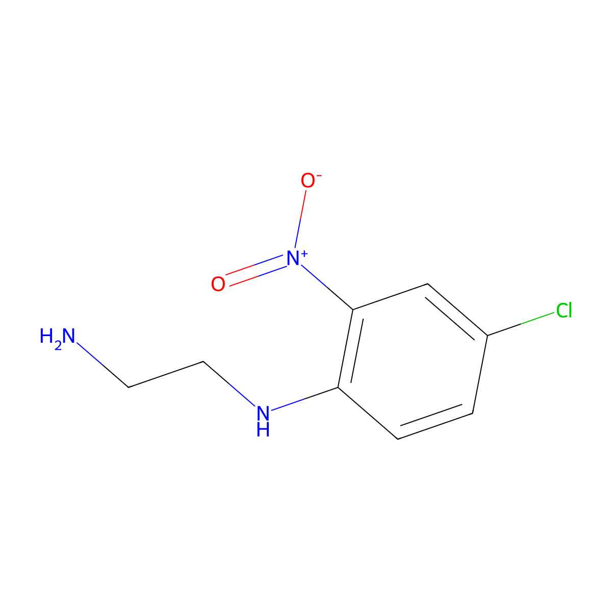 N1-(4-Chloro-2-nitrophenyl)ethane-1,2-diamine molecular structure, CAS 59320-16-0