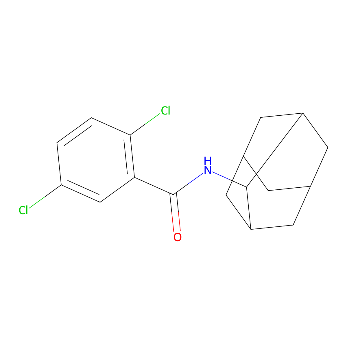 N-(2-adamantyl)-2,5-dichlorobenzamide molecular structure, CAS 593240-82-5