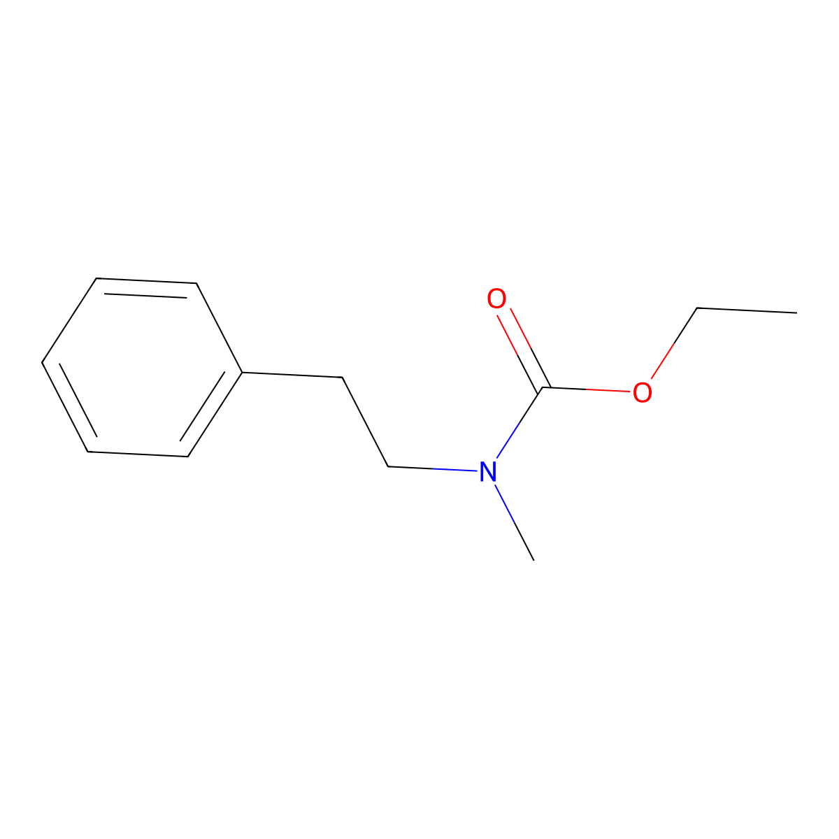 Carbamic acid, methyl(2-phenylethyl)-, ethyl ester molecular structure, CAS 59325-14-3