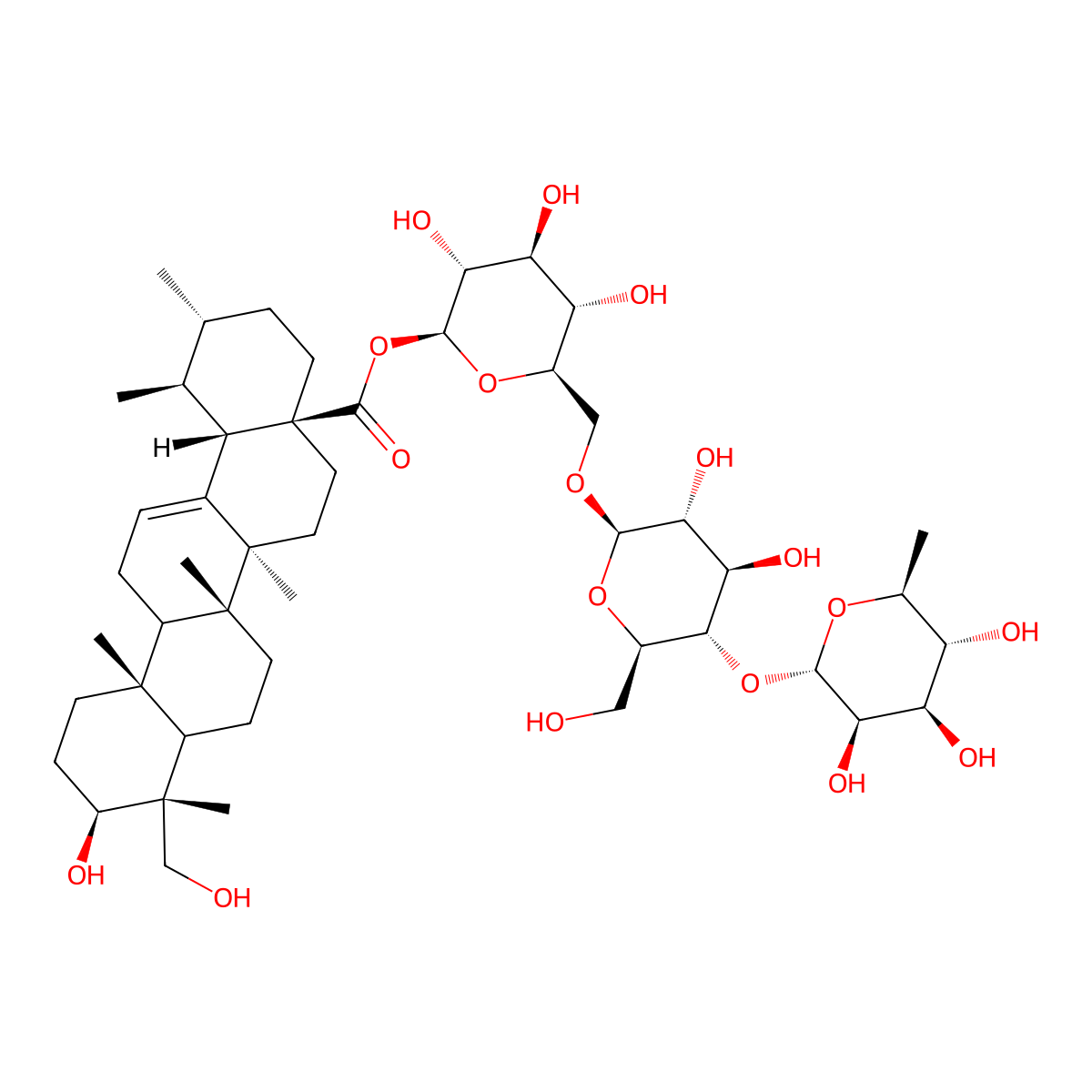 Zemoside A molecular structure, CAS 593254-83-2