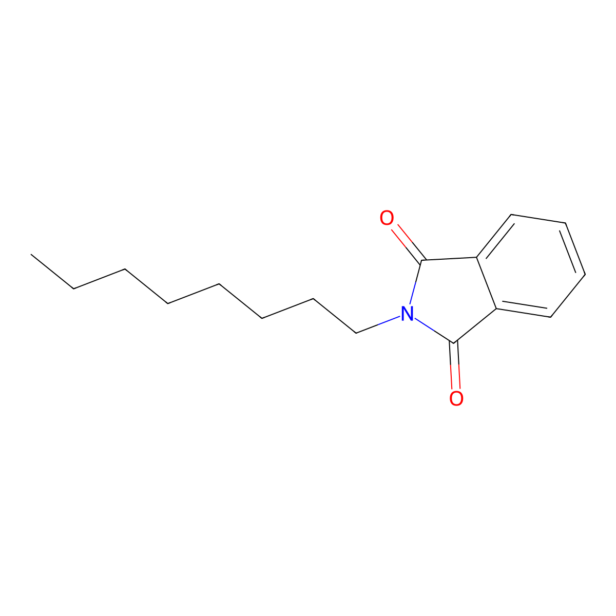 2-Octyl-1H-isoindole-1,3(2H)-dione molecular structure, CAS 59333-62-9