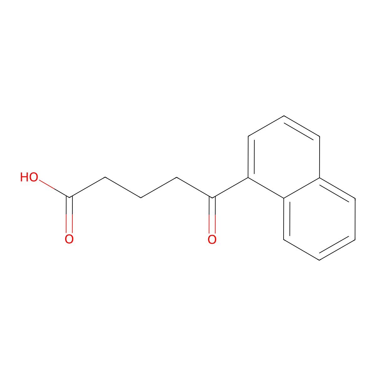 5-(1-Naphthyl)-5-oxovaleric acid molecular structure, CAS 59345-41-4