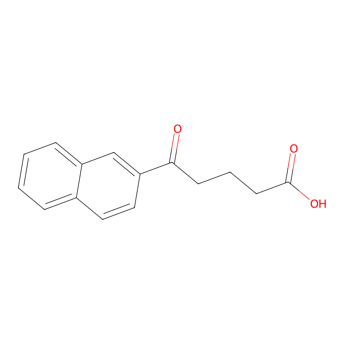5-(2-Naphthyl)-5-oxovaleric acid molecular structure, CAS 59345-42-5