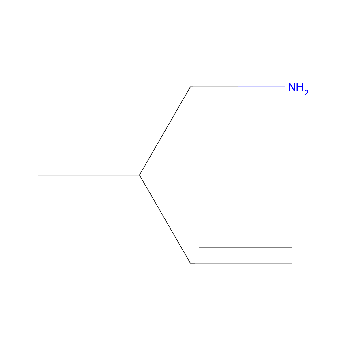 3-Buten-1-amine, 2-methyl- molecular structure, CAS 59354-26-6