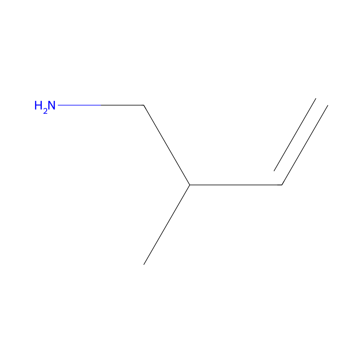 3-Buten-1-amine, 2-methyl- molecular structure, CAS 59354-26-6