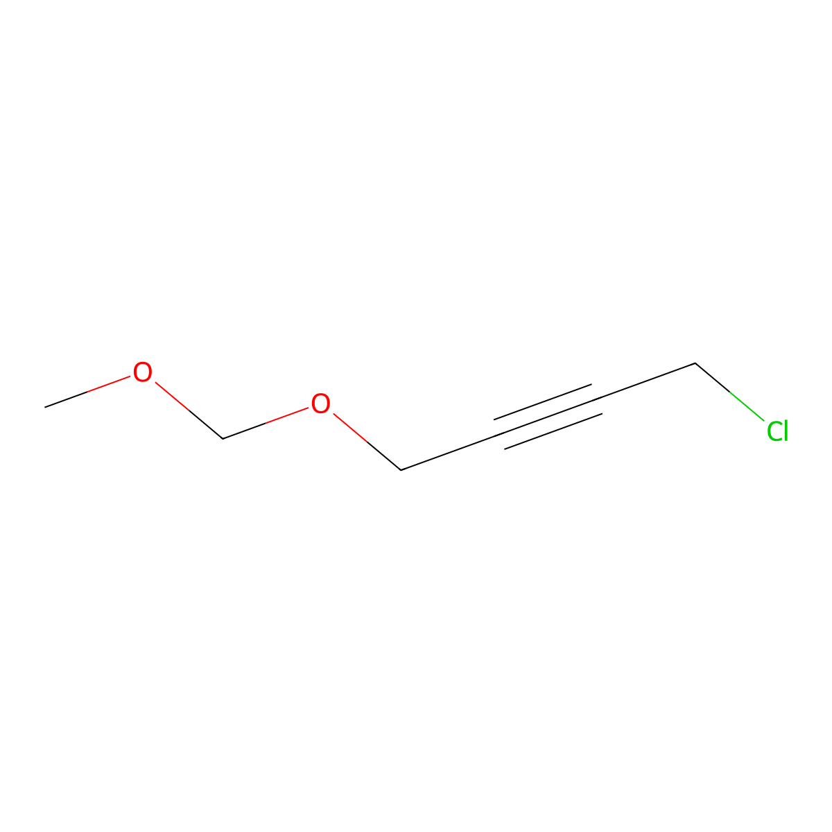1-Chloro-4-(methoxymethoxy)but-2-yne molecular structure, CAS 59357-80-1