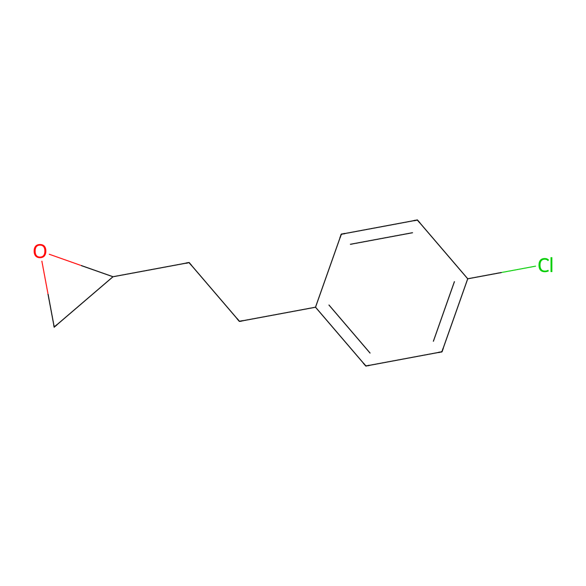 p-Chlorophenylbutylene oxide molecular structure, CAS 59363-17-6