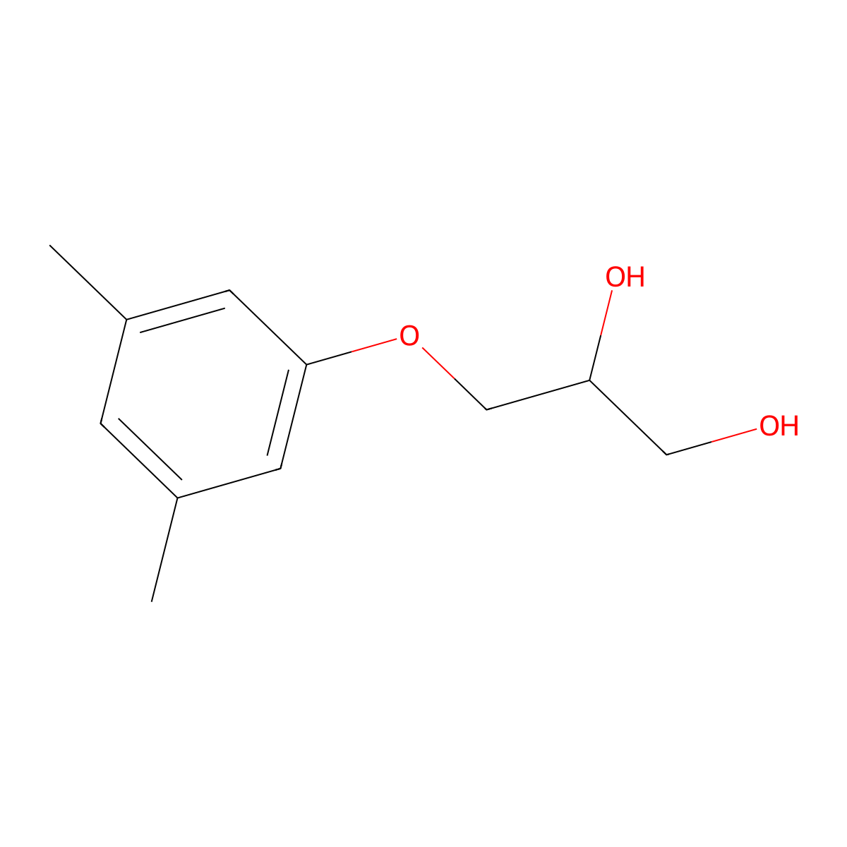 3-(3,5-Dimethylphenoxy)propane-1,2-diol molecular structure, CAS 59365-66-1