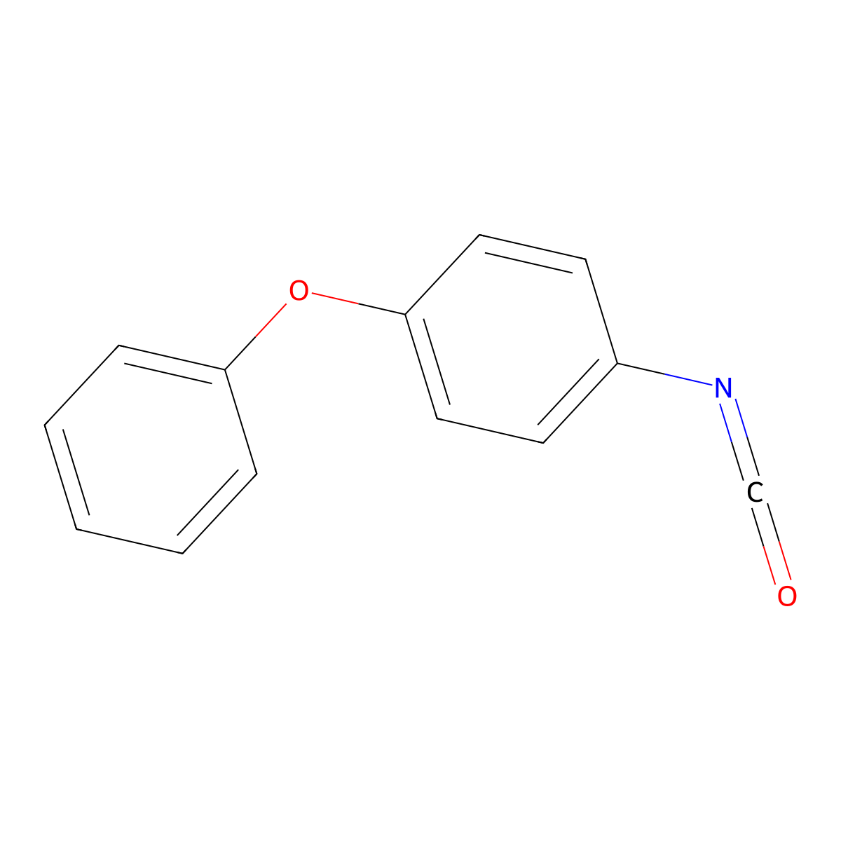4-Phenoxyphenyl isocyanate molecular structure, CAS 59377-19-4