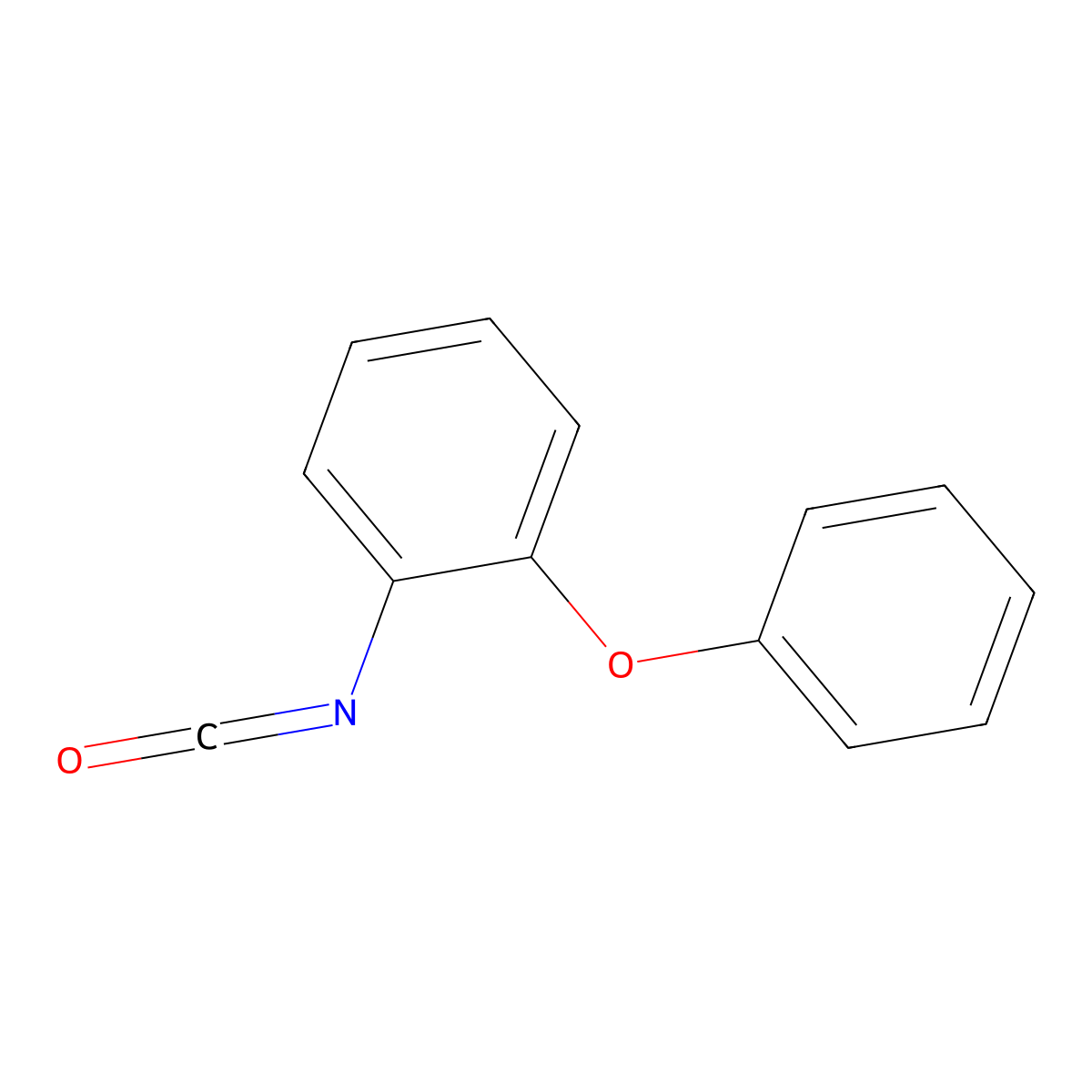 1-Isocyanato-2-phenoxybenzene molecular structure, CAS 59377-20-7